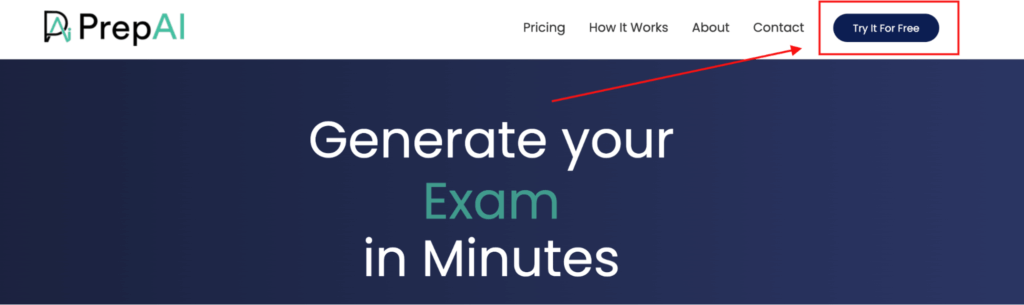 Click on the “Try it for Free” button on top of RHS.