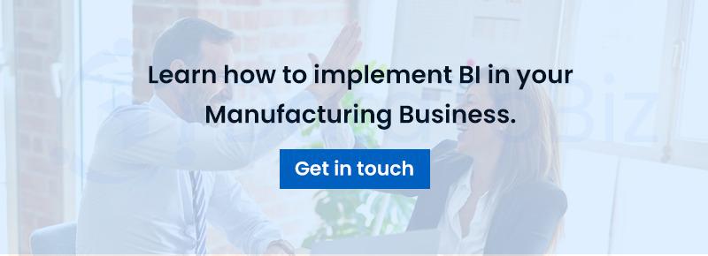 Learn How to implement BI in your Manufacturing Business
