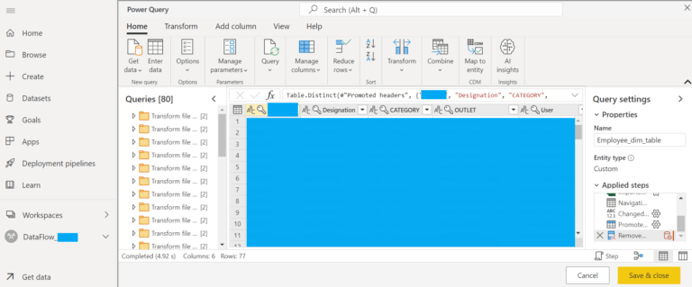 Getting Started with Dataflow in Power BI (Explained)