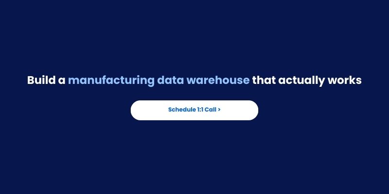 Data Warehousing Companies in Manufacturing