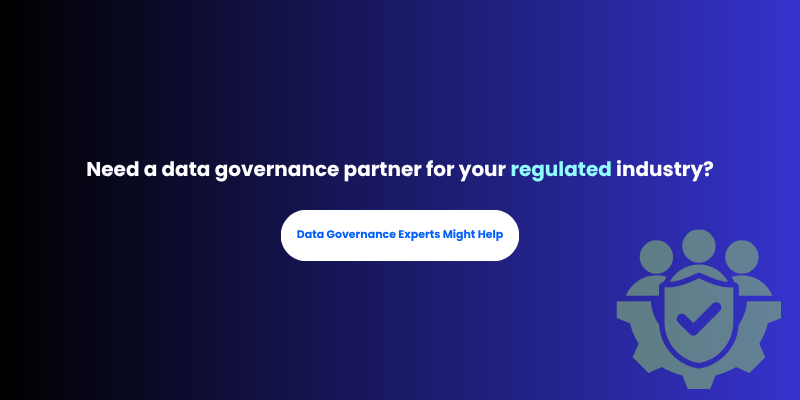 DataToBiz data governance consulting inquiry for regulated industries