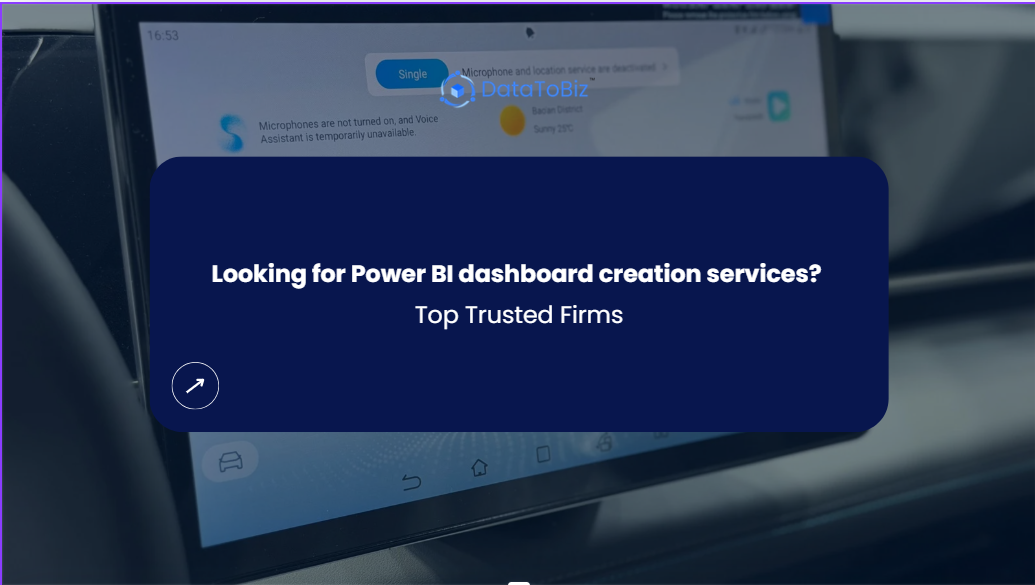 Power BI dashboard creation services